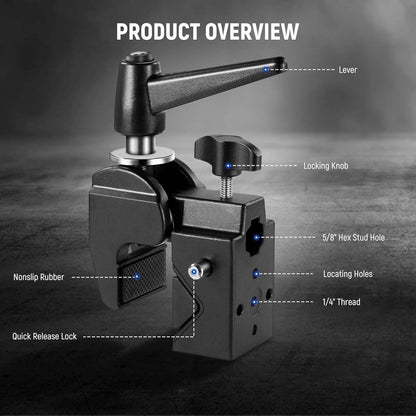 Neewer 10102899 Super Clamp 5/8" Stud