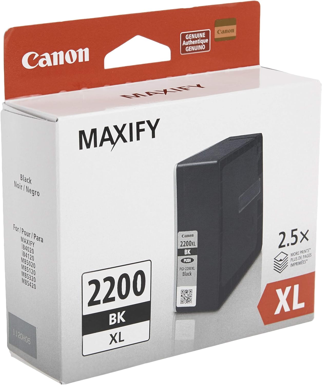 Canon PGI-2200 XL Black Pigment Ink