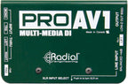 Radial Engineering ProAV1 DI Box Bundle XLR TRS Cables
