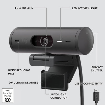 Logitech 960-001514 Brio 501 Full HD Webcam