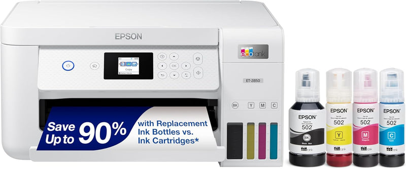 Epson C11CJ63202 EcoTank ET-2850 Wireless Printer - Renewed — main product image