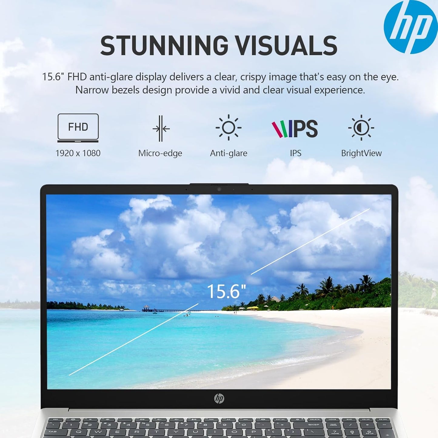 HP Essential 15 Laptop 10-Core i5 64GB RAM 2.5TB SSD