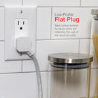 GE 45190 3-Outlet Power Strip 6-Inch Braided Cord