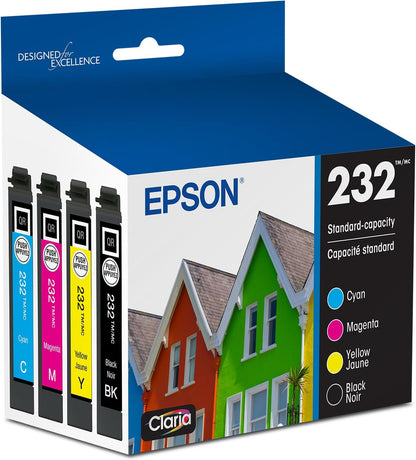 Epson T232120-BCS 232 Claria Standard Capacity Ink Cartridge Combo Pack