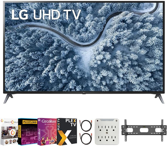 LG E6LG70UP7070PUE 70" 4K UHD Smart TV Bundle