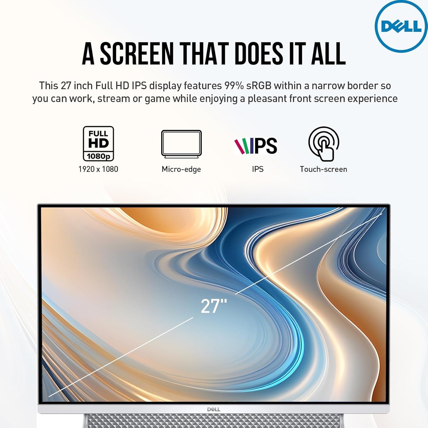 Dell Inspiron 27 All-in-One i7 MX330 Touchscreen Desktop