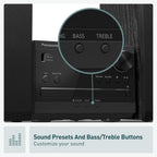 Panasonic SC-PM270PP-K Bluetooth Compact Stereo System