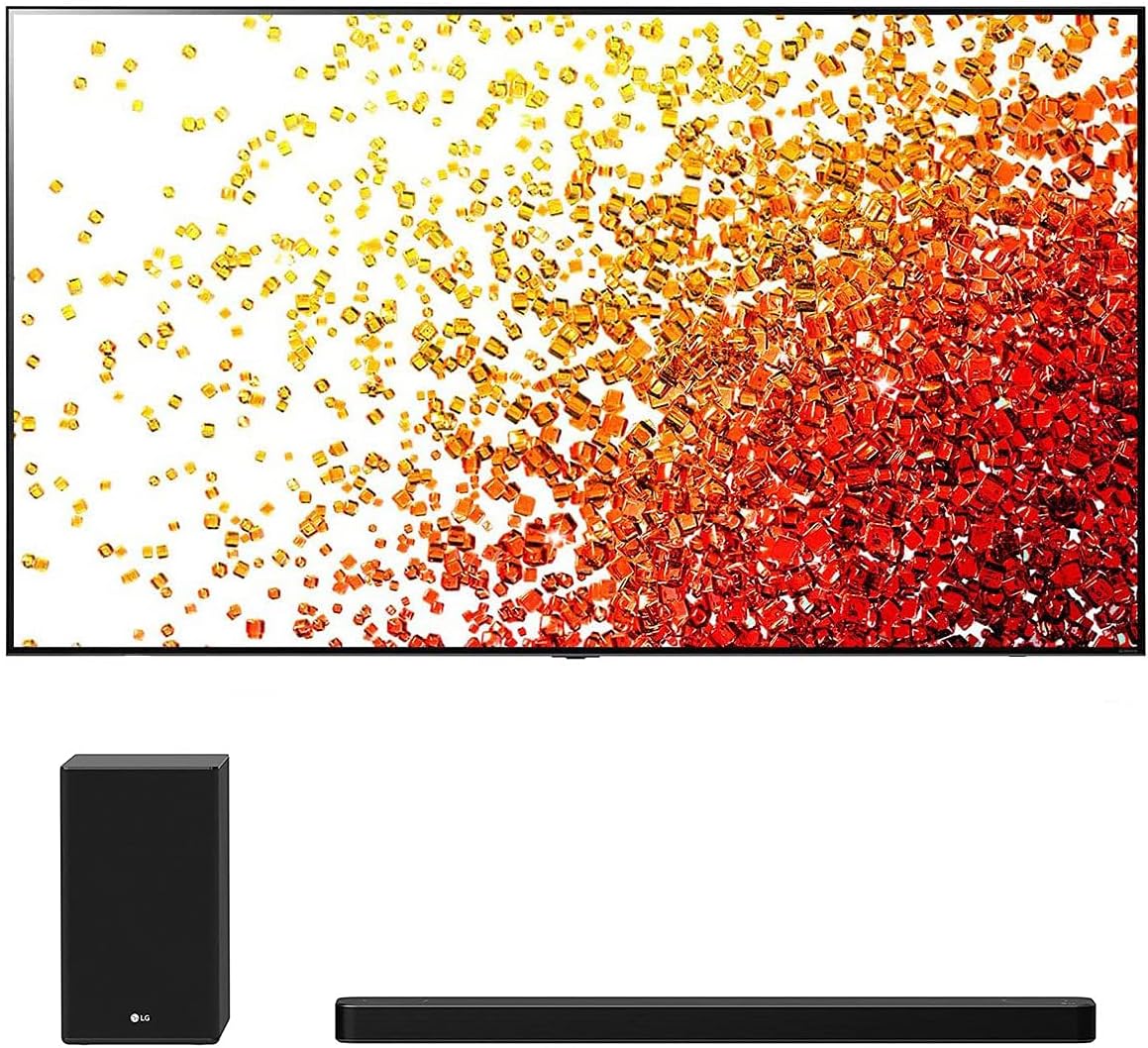 LG 75NANO90UPA & SP8YA 75" NanoCell 4K TV Soundbar
