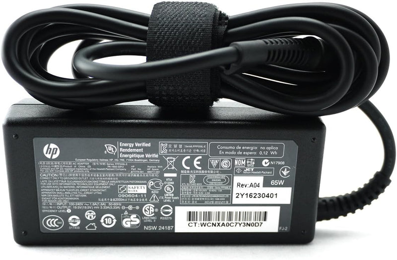 HP 65W 19.5V Laptop AC Adapter Power Supply — main product image