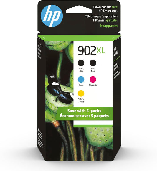 HP 902XL 6ZA01AN High-Yield Ink Cartridge 5-Pack