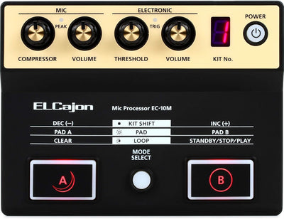 Roland EC-10M ELCajon Mic Processor - Black