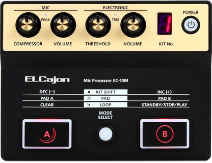 Roland EC-10M ELCajon Mic Processor - Black