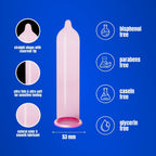 Crown CR-L-L-2100 Lubricated Latex Condoms - 50 Count Pack