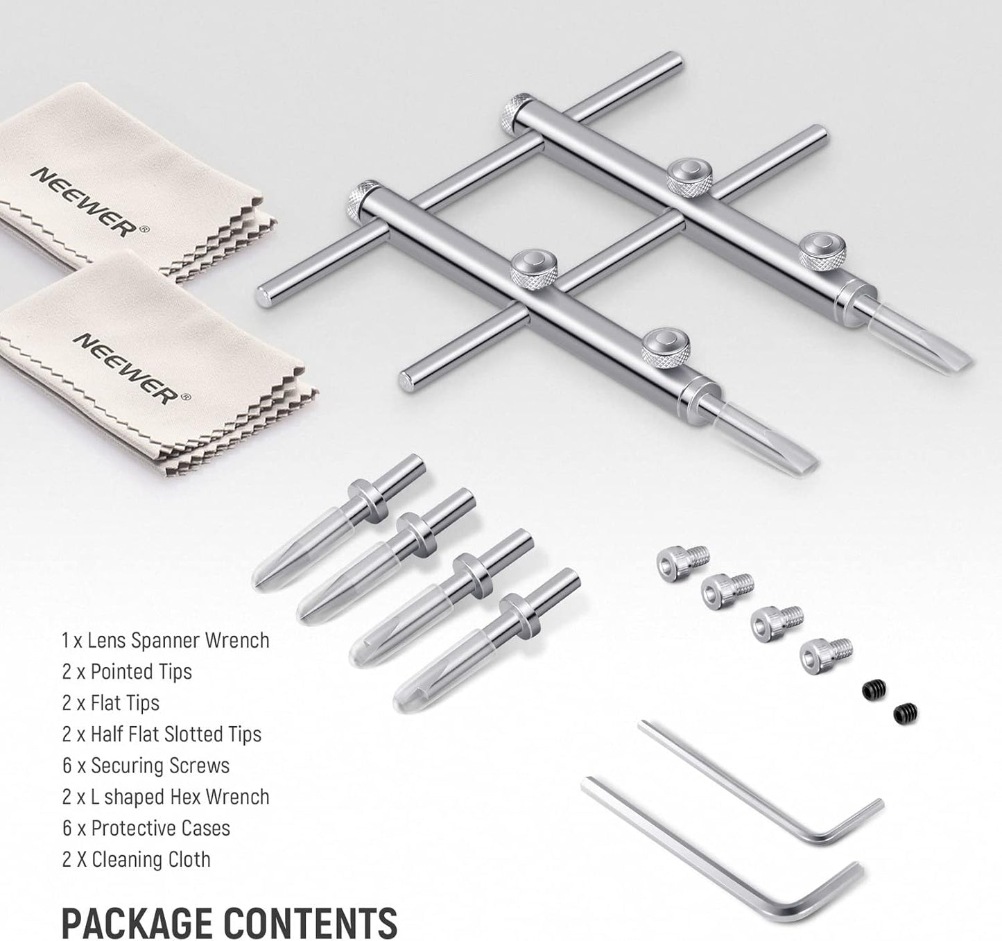 NEEWER 99098567NE Lens Spanner Wrench - Camera Repair Tool Kit