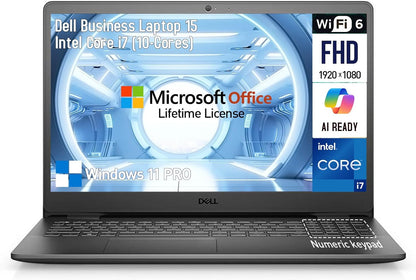 Dell Inspiron 15 3000 Laptop i7 64GB 1.5TB SSD Win11 Pro