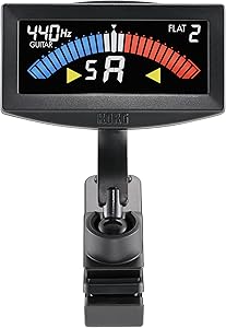 Korg AW-4G-BK PitchCrow-G Clip-On Tuner - Black