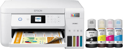 Epson ET-2850 EcoTank Wireless All-in-One Printer, White