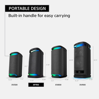 Sony SRSXP700 X-Series Wireless Portable Bluetooth Party Speaker