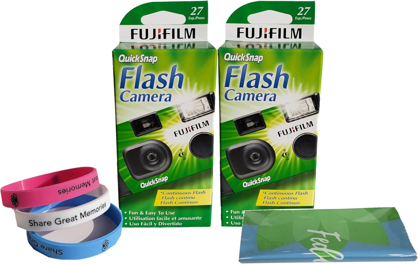 Fujifilm QuickSnap Flash 400 Disposable Camera 2-Pack