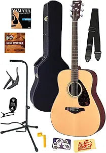 Yamaha FG700S Acoustic Guitar Beginner Bundle — main product image