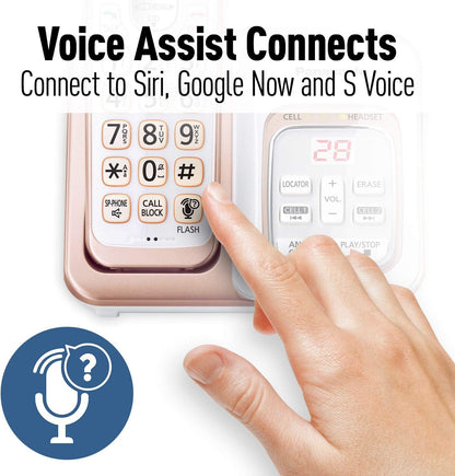 Panasonic KX Link2Cel Bluetooth Cordless Phone 2 Handsets