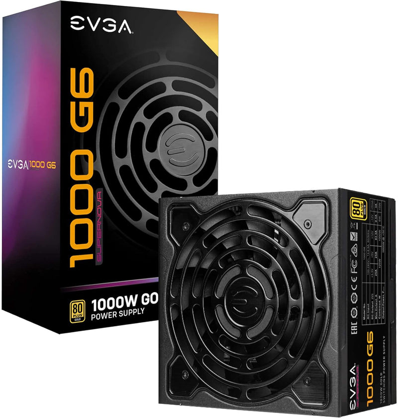 EVGA 220-G6-1000-X1 1000W G6 80+ Gold Fully Modular PSU — main product image