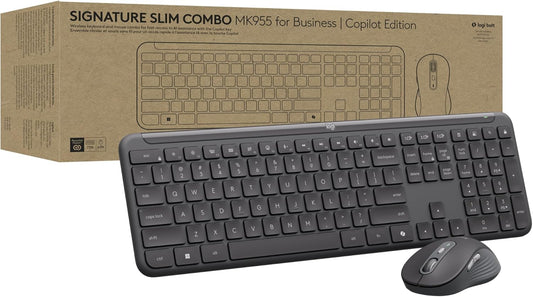 Logitech 920-013271 Signature Slim Wireless Keyboard Mouse Combo