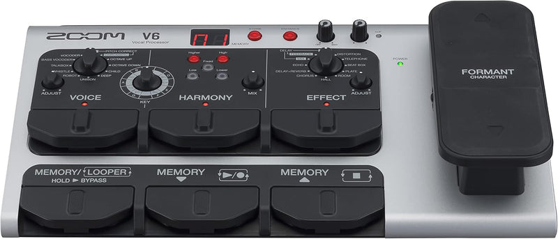 Zoom V6-SP Vocal Effects Processor Pedal — main product image