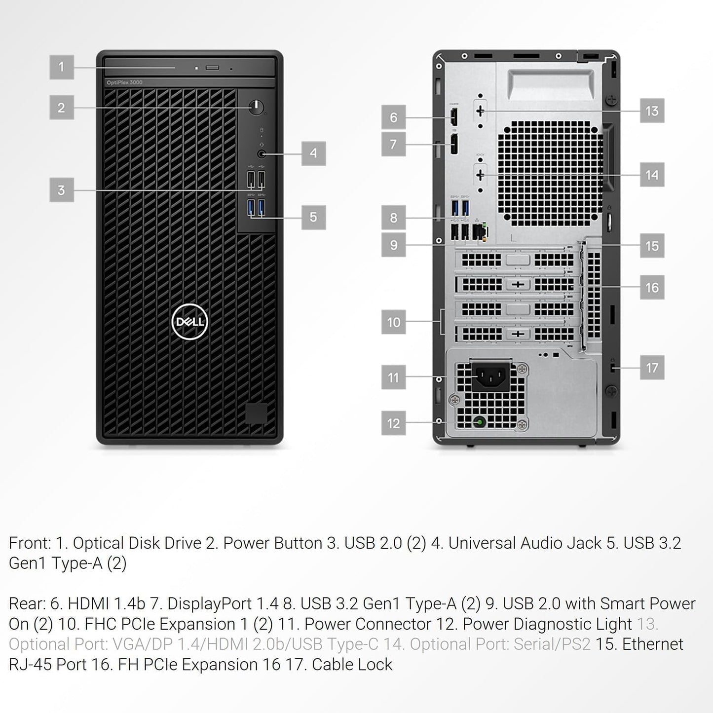 Dell 3000 Optiplex Desktop i5 12500 32GB 1TB SSD Win11