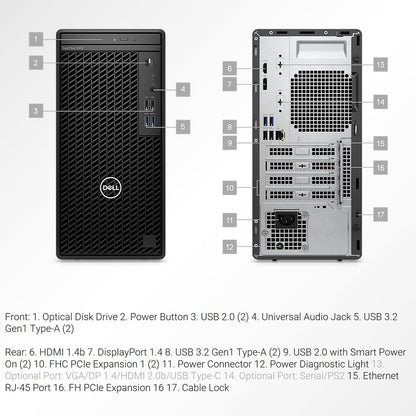 Dell 3000 Optiplex Desktop i5 12500 32GB 1TB SSD Win11