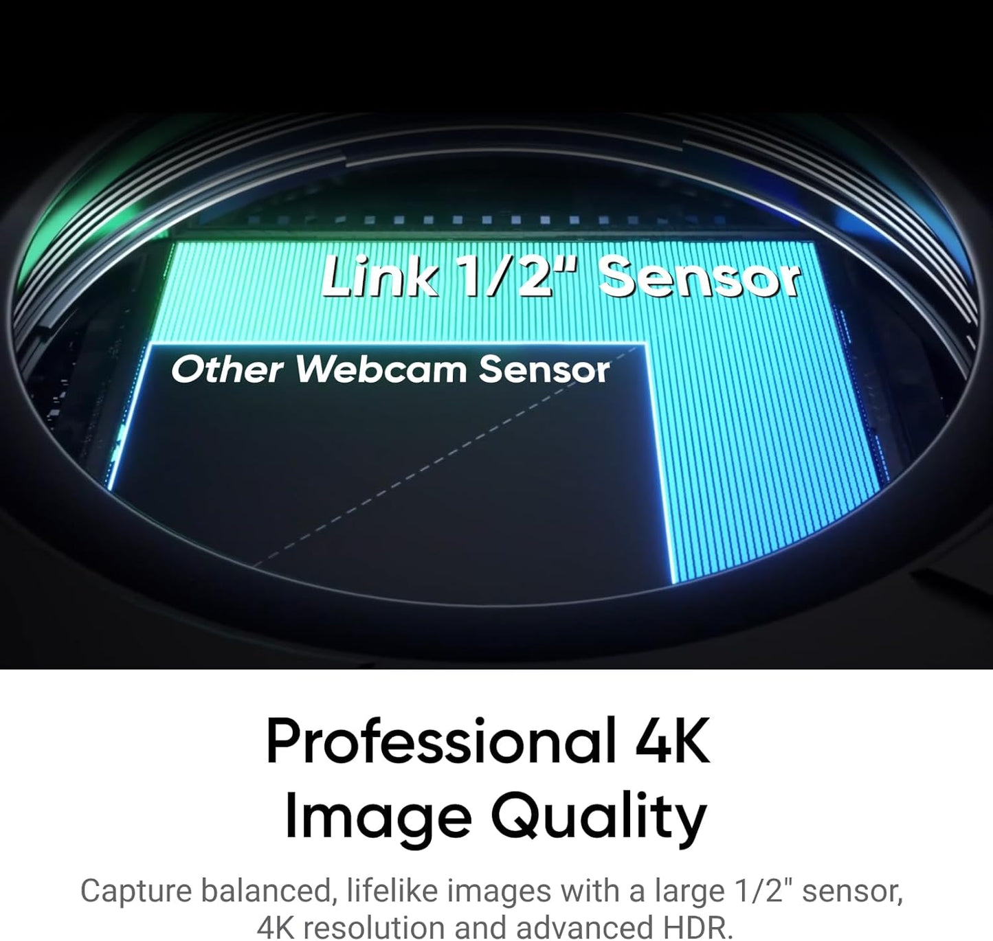 Insta360 CINSABNB Link 2 4K AI Webcam