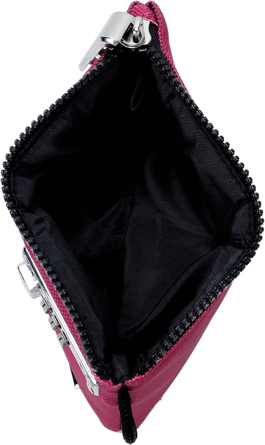 Vaultz Money Bag with Lock - 5x7 Inch - Berry