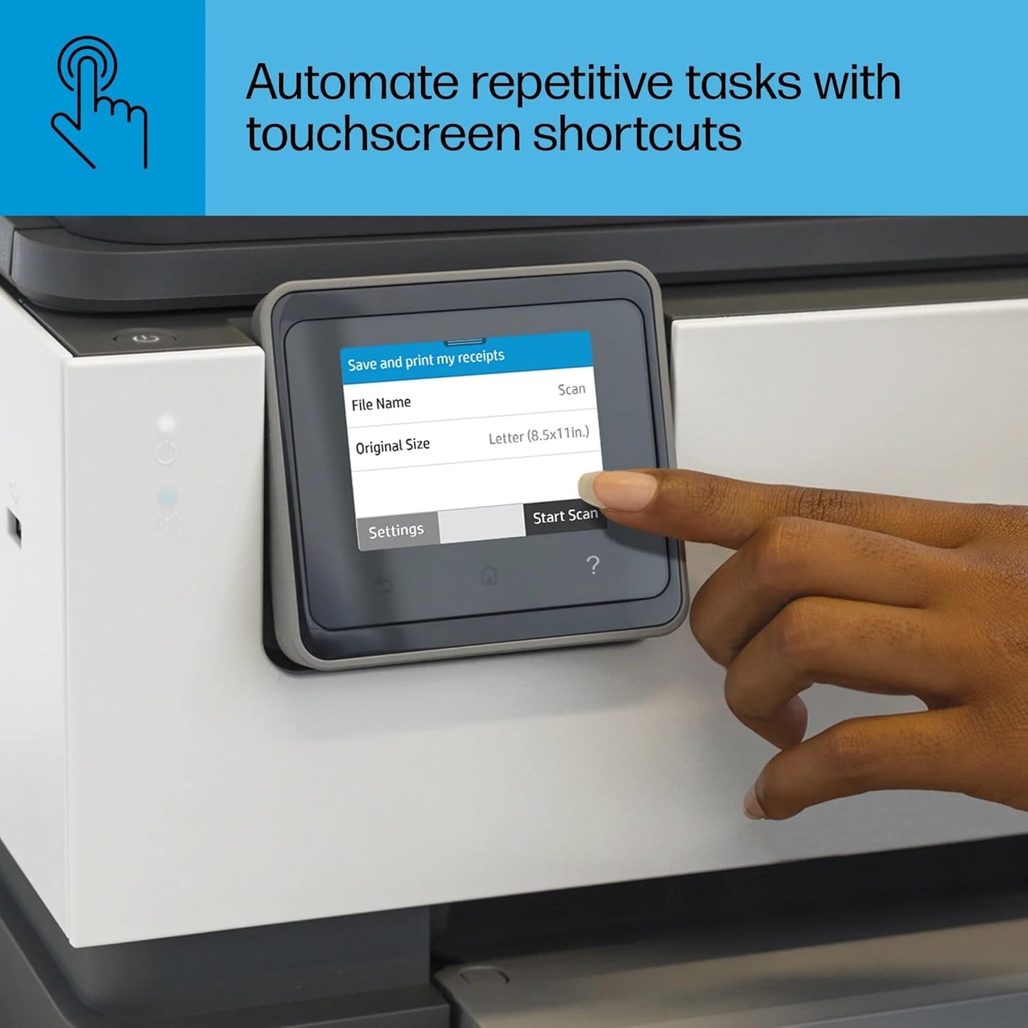 HP OfficeJet 9012e Renewed All-in-One Printer: Ink Included