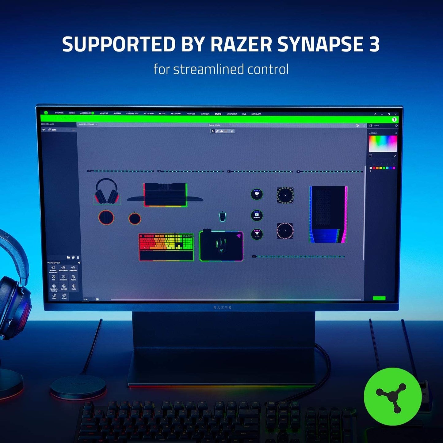 Razer RZ34-02140600-R3U1 Chroma Addressable RGB Controller
