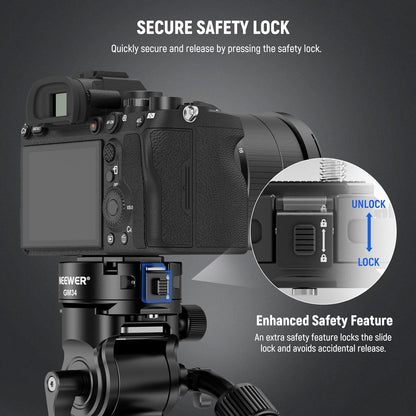 Neewer GM34 Camera Quick Release Plate Kit