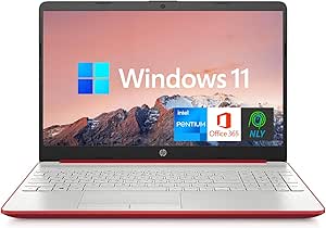 HP 15.6" Pentium Quad-Core 16GB 1TB SSD Laptop + Office 365