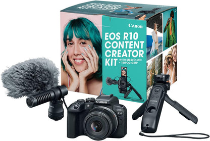 Canon 5331C079 EOS R10 Content Creator 4K Kit