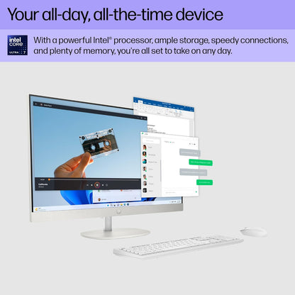 HP 27-cr1057c All-in-One Desktop Ultra 7 Touchscreen