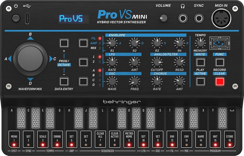 Behringer Pro VS Mini Hybrid Vector Synthesizer — main product image