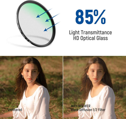 Neewer 10101588 58mm Black Diffusion Cinematic Filter