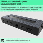 HP Universal USB-C Multiport Hub (Renewed)