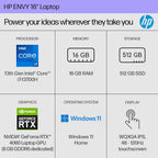 HP Envy 16 i7 RTX 4060 Touchscreen Laptop