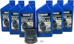 Yamaha LUB-MRNLG-KT-10 F200-F250 Oil Change Kit — main product image