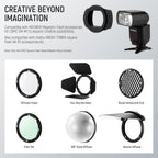 Neewer 10103466 Square Flash Head Adapter - Magnetic