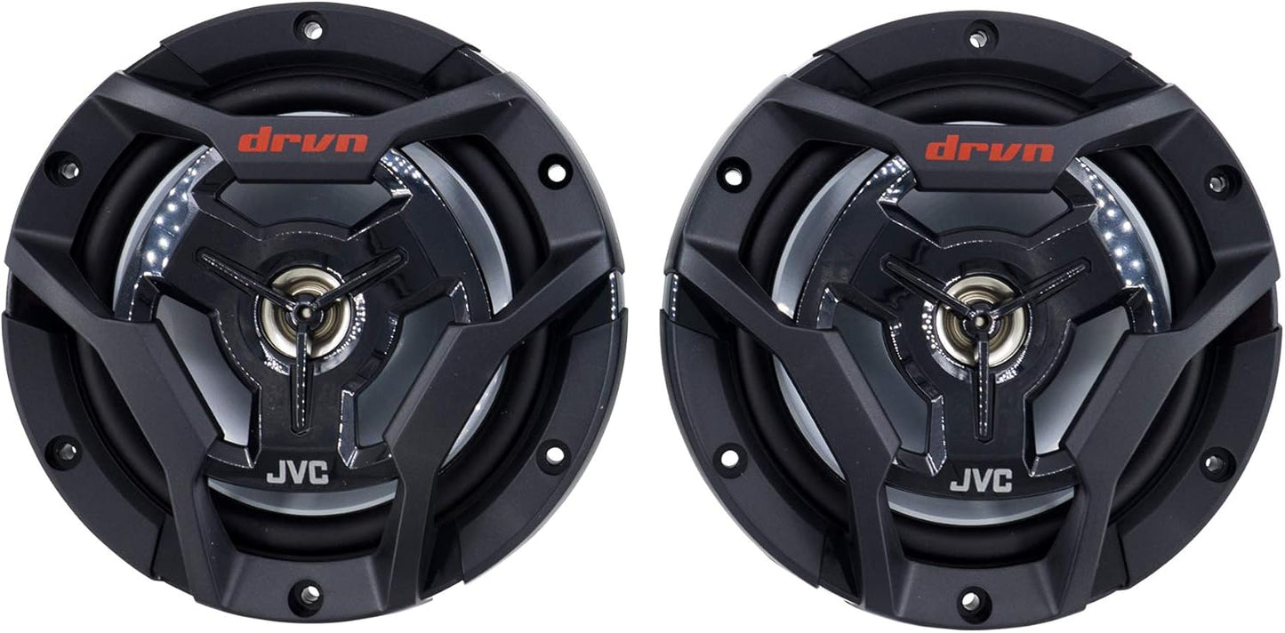 JVC CS-DR6200M 6.5" 2-Way Marine Speakers Black