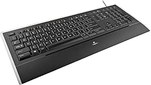Logitech K740 Illuminated Thin Keyboard Black Refurbished — main product image