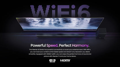 Hisense 75U8H 75-Inch Quantum 4K Mini-LED Google Smart TV