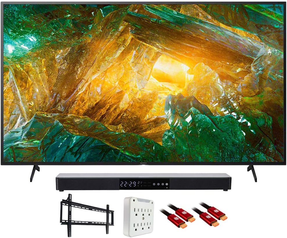 Sony E2SNXBR55X800H 55" 4K TV with Soundbar Bundle