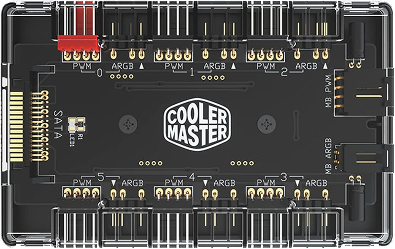 Cooler Master MFX-ZHHN-1NNN6-R1 ARGB PWM Hub 6-Port Fan Controller — main product image