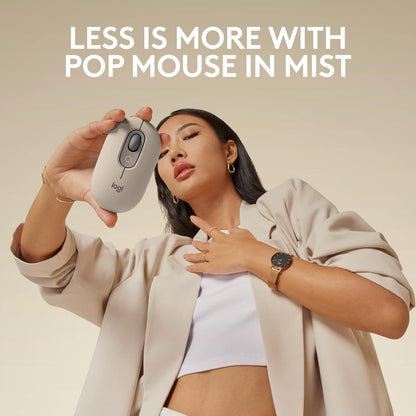 Logitech 910-006625 POP Mouse - Wireless SilentTouch Mist